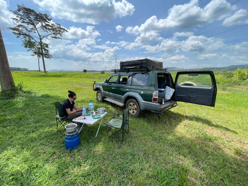 Safari land cruiser with camping uganda-Tourist car hire Uganda
